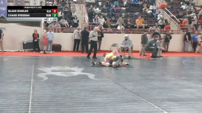 105_B lbs Round Of 32 - Blake Rowles, Clearfield vs Chase Stegena, Thomas Jefferson