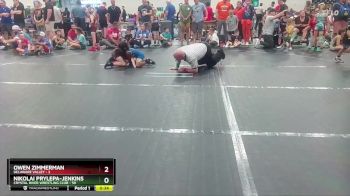 52 lbs Semifinal - Nikolai Prylepa-Jenkins, Crystal River Wrestling Club vs Owen Zimmerman, Delaware Valley