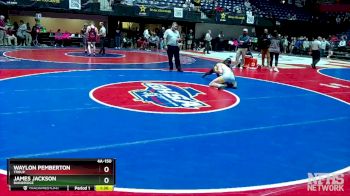 4A-150 lbs Quarterfinal - Waylon Pemberton, Troup vs James Jackson, Bainbridge