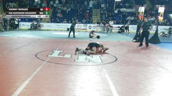 120 lbs Quarterfinal - Johnny Moraes, Melrose vs Kai Napadow Baquero, Winchester