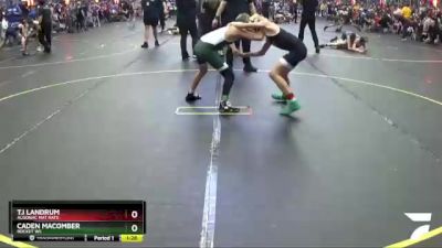 85 lbs Cons. Round 4 - Tj Landrum, Algonac Mat Rats vs Caden Macomber, Rocket WC