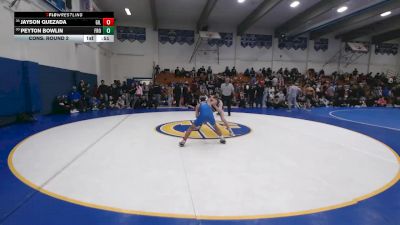 117 lbs Cons. Round 2 - Peyton Bowlin, Frontier vs Jayson Quezada, Gilroy