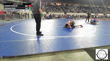 118 lbs Round Of 128 - Cooper Wheeler, Owasso Rams Jh Boys vs Jeremiah Rojo, Altus JH