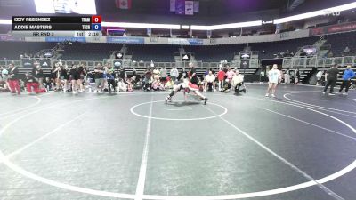132 lbs Rr Rnd 3 - Izzy Resendez, Team Intensity vs Addie Masters, Tech Fall Elite (TFE)