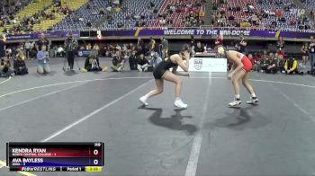 110 lbs Placement Matches (16 Team) - Ava Bayless, Iowa vs Kendra Ryan, North Central College