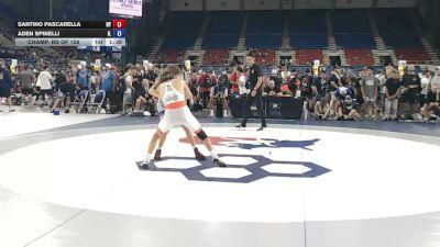 113 lbs Champ. Rd Of 128 - Santino Pascarella, New York vs Aden Spinelli, Illinois