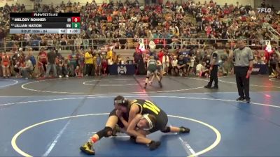 94 lbs Quarterfinal - Lillian Nation, Watkins Memorial vs Melody Rohner, Pursuit