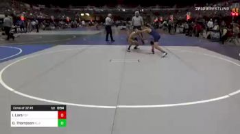 109 lbs Consi Of 32 #1 - Isaiah Lara, Top Dog WC vs Diesel Thompson, Team Real Life