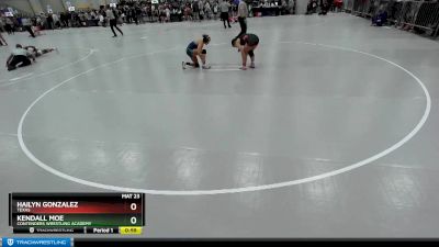 105 lbs Cons. Round 3 - Kendall Moe, Contenders Wrestling Academy vs Hailyn Gonzalez, Texas