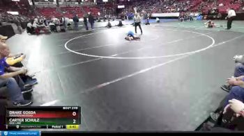 D2-113 lbs Cons. Round 1 - Drake Gosda, Mauston/Necedah vs Carter Schulz, Rice Lake