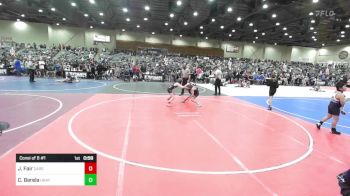 86 lbs Consi Of 8 #1 - Josef Fair, Carson Valley Wildcats vs Casen Barela, Unaffiliated