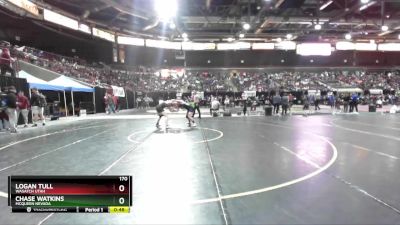 170 lbs Cons. Round 1 - Chase Watkins, McQueen Nevada vs Logan Tull, Wasatch Utah