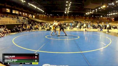 184 lbs Round 3 (4 Team) - Mike Slade, Campbell vs Dennis Robin, West Virginia