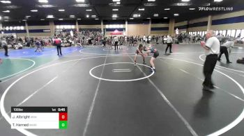 106 lbs Consi Of 8 #2 - Jack Albright, Iron Eagles WC vs Trexton Harned, Warrior WC