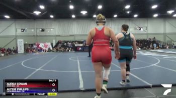 225 lbs Round 1 (8 Team) - Alexia Cowan, Ohio Red vs Alysse Phillips, California Red