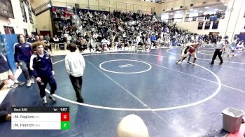 152 lbs Quarterfinal - Mitchell Faglioni, St. Christopher's School vs Matt Henrich, Southern Regional