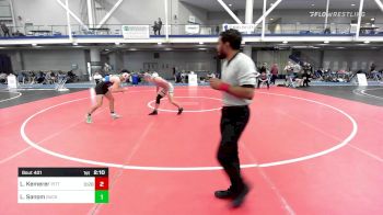 149 lbs Consi Of 8 #2 - Luke Kemerer, Pittsburgh vs Logan Sanom, Bucknell University-Unattached