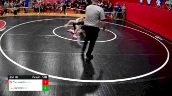 108 lbs Quarterfinal - James Duncan, South Park vs Nico Tomasiello, River Valley MS