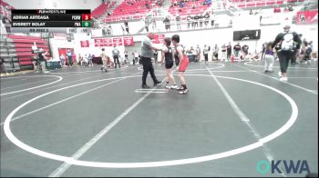 110 lbs Consolation - Deklyn Barnes, Harrah Little League Wrestling vs Greysen Parnell, Team Nomad