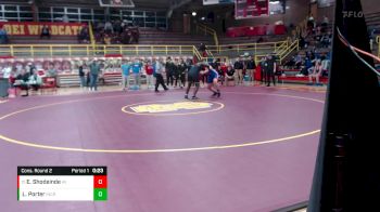 220 lbs Cons. Round 2 - Enoch Shodeinde, Avon vs Logan Porter, Indian Creek