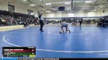 138 lbs Semifinal - Tyler Wells, Princeton vs Aiden Han-Lindemyer, Farmington