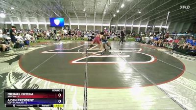 215 lbs Round 2 (6 Team) - Michael Ortega, Arizona vs Aiden President, South Carolina