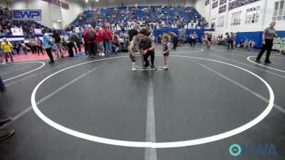 40 lbs Quarterfinal - Colt Williams, Choctaw Ironman Youth Wrestling vs Knox Kincaid, Blackwell Wrestling Club