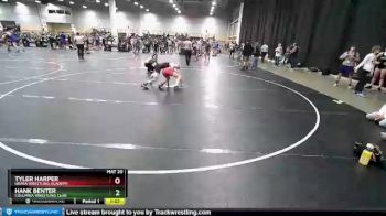 100 lbs Cons. Round 4 - Hank Benter, Columbia Wrestling Club vs Tyler Harper, Ubasa Wrestling Academy