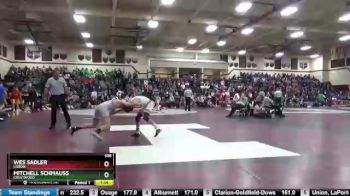 106 lbs Cons. Round 2 - Mitchell Schmauss, Crestwood vs Wes Sadler, Lisbon