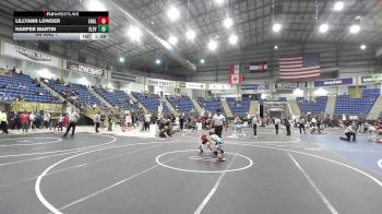 64 lbs Rr Rnd 1 - LillyAnn Lowder, Englewood Pirates (PYS) vs Harper Martin, Elevate Wrestling Academy