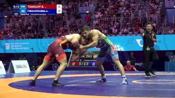 92 kg 1/4 Final - Batyrbek Tsakulov, Slovakia vs Amirhossein Biglar Firouzpourbandpei, Iran