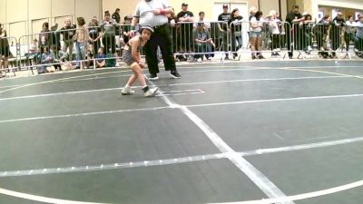 54 lbs Consi Of 8 #2 - Callan Gonzales, Champions WC vs Matthew Gamboa, Wright Wreslting Academy