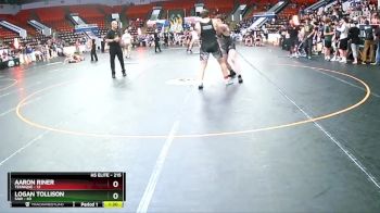 215 lbs Quarterfinal - Aaron Riner, Teknique vs Logan Tollison, SAW