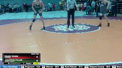 2 - 106 lbs Cons. Round 3 - Jonathon Culler, Patrick County vs Drake Young, Tazewell