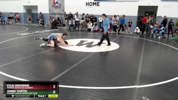 149 lbs Champ. Round 2 - Sylis Dinwiddie, Pioneer Grappling Academy vs Varen Martin, Chugach Eagles Wrestling Club