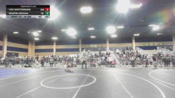 46 lbs Quarterfinal - Levi Whittenburg, Ceres Pups WC vs Martin Arizaga, The Valley WC
