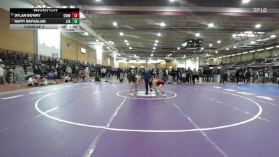 126 lbs Consi Of 4 - Dylan Bowry, Cranston West vs Raffi Rafaelian, La Salle Academy