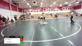 197 lbs 5th Place Match - Kayden Garrett, Quincy vs Kam`Ron Shannon-Likely, Kentucky Wesleyan