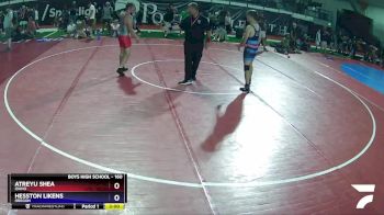 160 lbs Cons. Round 4 - Atreyu Shea, Idaho vs Hesston Likens, Oregon