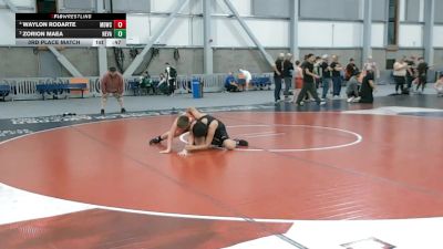 117 lbs 3rd Place Match - Waylon Rodarte, Mat Demon Wrestling Club vs Zorion Maea, Nevada