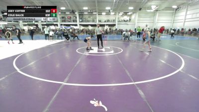 88 lbs Quarterfinal - Joey Cotter, Southside WC vs Cole Salce, Newtown