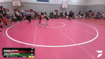 133 lbs Round 1 (6 Team) - Dominik Artman, BB Wrestling vs Pablo Hernandez, Big Dog Ranch