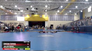 106 lbs Cons. Round 2 - Jaylon Dixon, Center Hill High School vs Triston Thomas, East Central High School