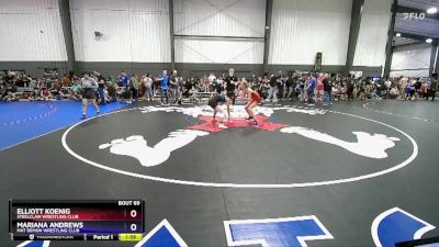 94-101 lbs Semifinal - Elliott Koenig, Steelclaw Wrestling Club vs Mariana Andrews, Mat Demon Wrestling Club