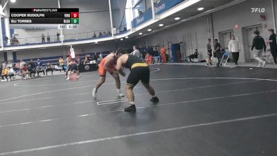 285 lbs Round Of 16 - Cooper Rudolph, Virginia vs Eli Torres, Bloomsburg - UnAttached