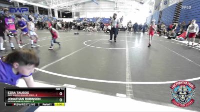 49 lbs Semis (4 Team) - Jonathan Robinson, Untouchables Purple vs Ezra Taussig, East Kansas Eagles Gold