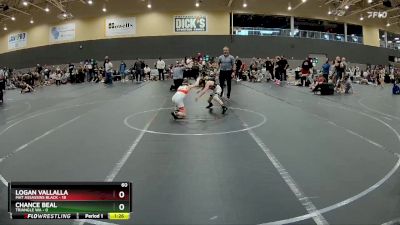 60 lbs Round 2 - Logan Vallalla, Mat Assassins Black vs Chance Beal, Triangle WA