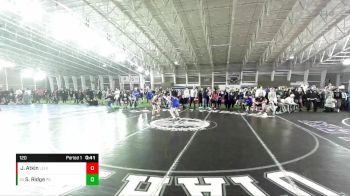 120 lbs Cons. Round 3 - Sam Ridge, Pleasant Grove vs Justin Atkin, Lehi