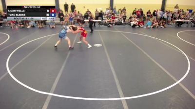138 lbs Cons. Round 5 - Aidan Wells, SD vs Zac Bleess, MO