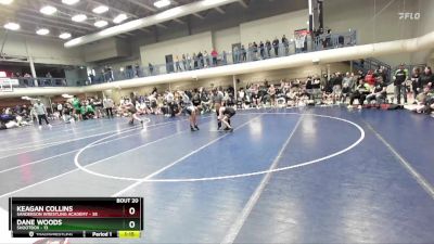 85 lbs Semis & 3rd Wb (16 Team) - Dane Woods, Shootbox vs Keagan Collins, Sanderson Wrestling Academy